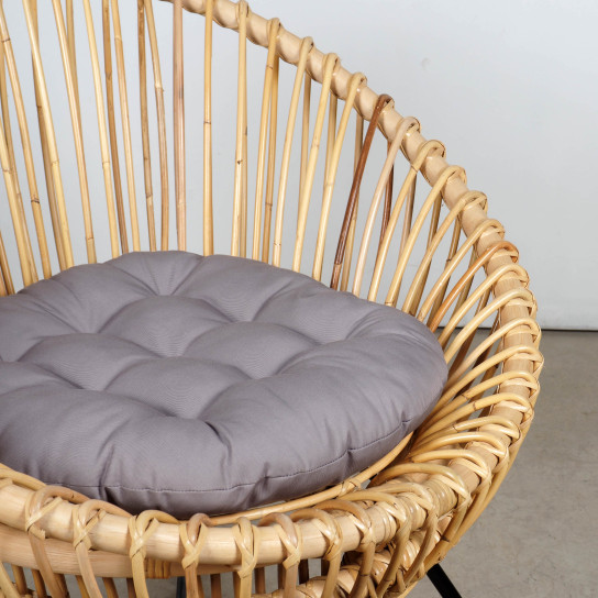 Fauteuil en rotin jardin Eloise