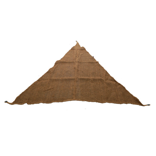 Voile d'ombrage triangulaire en coco 3,5 x 3,5m