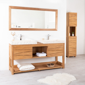 Mueble para lavabo de teca Zen 40 cm l Wanda Collection