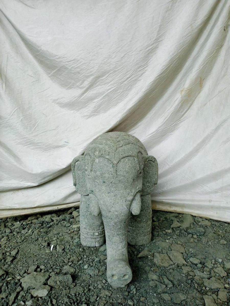 Statue d'éléphant décorative de style indien, statues décoratives